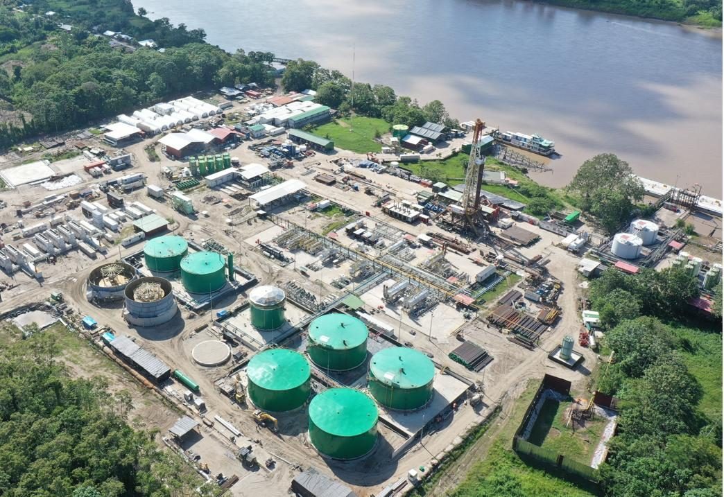 Central processing facility aerial view